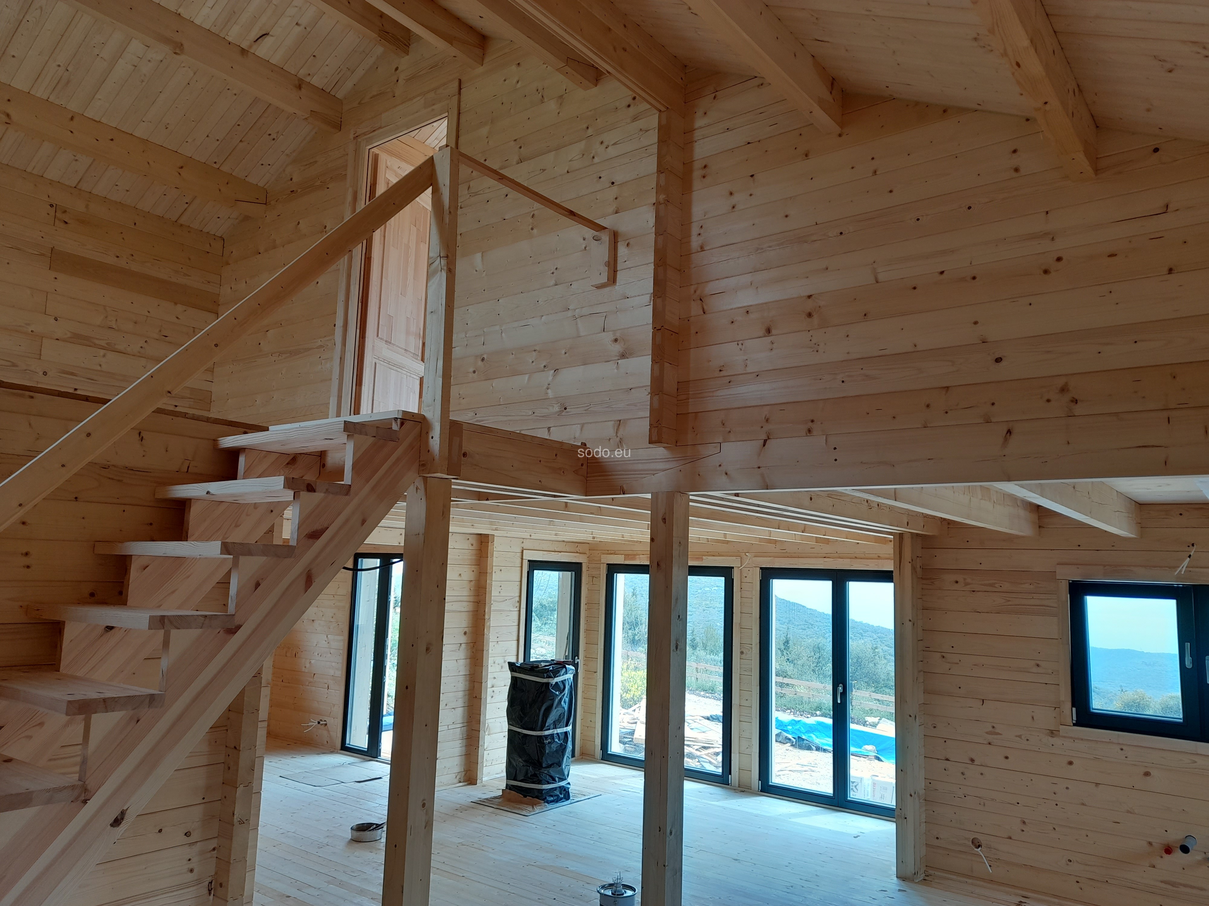 Wooden cabin